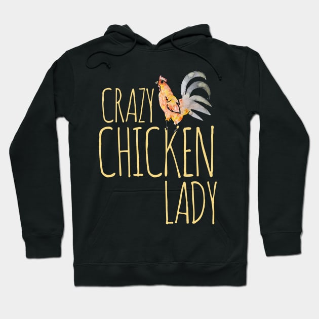 Crazy Chicken Lady Hoodie by bubbsnugg